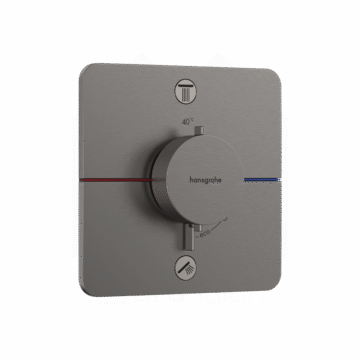 Hansgrohe ShowerSelect Comfort Q mešač termostatski za skrivenu ugradnju 2 funkcije crni hrom