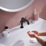 Hansgrohe Tecturis S slavina za lavabo 110 sa podsklopom, CoolStart, EcoSmart mat crna