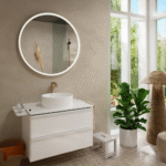 Hansgrohe Tecturis S slavina za lavabo 240 visoka CoolStart, EcoSmart+ bronza