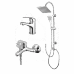Kerasan Set Algo UNO sa kvadratnim usponskim tušem