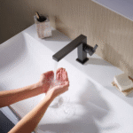 Hansgrohe Tecturis E slavina za lavabo 110 sa podsklopom CoolStart, EcoSmart+ mat crna