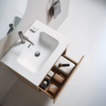 Uniline Luma 600BRW ormarić sa umivaonikom