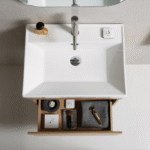 Uniline Luma ormarić sa umivaonikom drvo