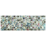 Mia Mosaic Antracite Flower 20x60