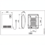 Stiebel Eltron CK 20 Premium brzi grejač tehnicki crtez