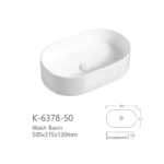 Nero nadgradni lavabo 315x500 K-6378-50 tehnicki crtez
