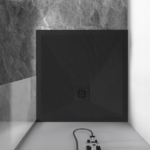 Copen Slate Black tuš kadica kvadratna