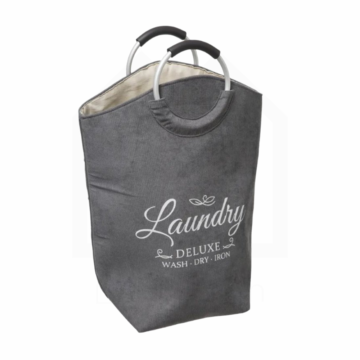 Five korpa za veš sa ručkama 52x24,5x63cm, siva 174558A