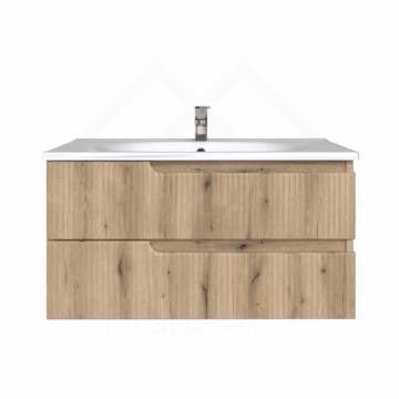 Piramida Euridika 100 H lavabo sa ormarićem PINO/OAK