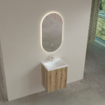 Piramida Euridika 50LH lavabo sa ormarićem PINO/OAK