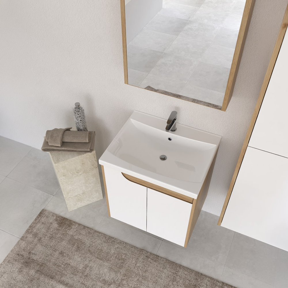 Piramida Euridika 60 lavabo sa ormarićem OAK Piramida Euridika 60 lavabo sa ormarićem OAK