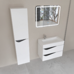 Piramida Euridika 70 lavabo sa ormarićem ALPINA/BLACK