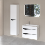 Piramida Euridika 70 lavabo sa ormarićem ALPINA/BLACK