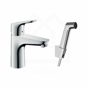 Hansgrohe Focus slavina za umivaonik sa bide tušem i crevom za tuš Chrome 31927000