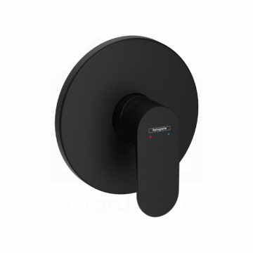 Hansgrohe Rebris S ugradna maska za tuš bez prebacivača Matt Black 72667670