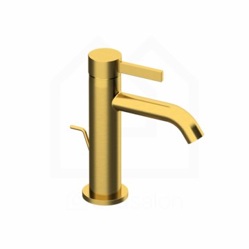 Remer Metrica baterija za lavabo 100 sa podsklopom Brush Gold MC10 BG