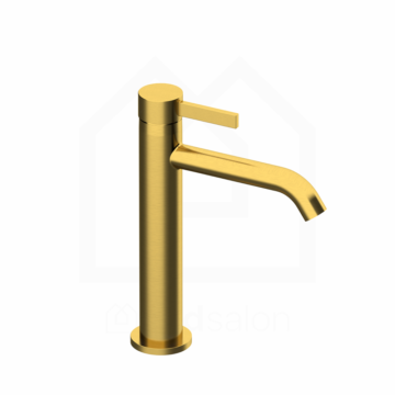 Remer Metrica baterija za lavabo 150 sa podsklopom Brush Gold MC10ACC BG