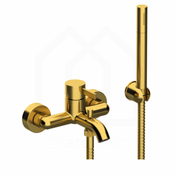 Remer Metrica baterija za kadu Brush Gold MC02BG