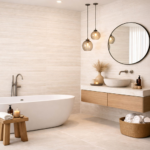Cersanit Liv Travertino Classico Cream Structura matt rect 59,8×119,8