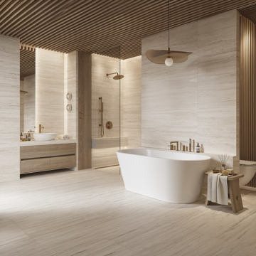 Cersanit Liv Travertino Classico Cream matt rect 59,8×119,8