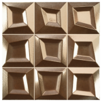 Relonda Ceramica Frame Oro 33,3x33,3