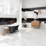 Super Ceramica Carrara Negro Brillo 20x60