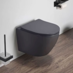 Minotti Perla konzolna WC šolja rimless dark grey sa soft close daskom MWH200MDH
