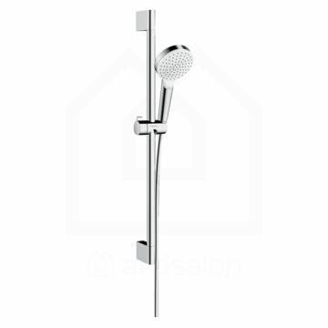 Hansgrohe Crometta 100 Eco Smart klizna šipka set 65cm White/Chrome 26535400