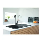 Milo Avangard granitna sudopera 78x50 Lava stone sa sifonom AVA.L.1KDO7