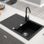Milo Avangard granitna sudopera 58x46 Lava stone sa sifonom AVA.L.1KKO