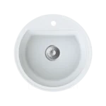 Milo Essence granitna sudopera O51 Magnesia white sa sifonom ESS.M.1KBO