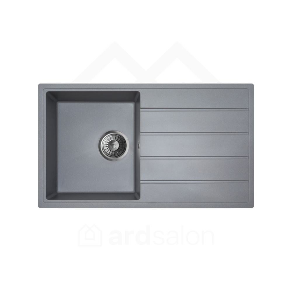 Milo Metro granitna sudopera 76x44 Diamond grey sa sifonom MET.D.1KDO Milo Metro granitna sudopera 76x44 Diamond grey sa sifonom MET.D.1KDO