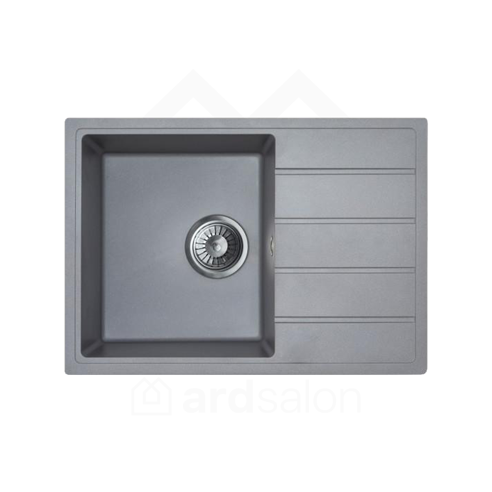 Milo Metro granitna sudopera 62x44 Diamond grey sa sifonom MET.D.1KKO Milo Metro granitna sudopera 62x44 Diamond grey sa sifonom MET.D.1KKO