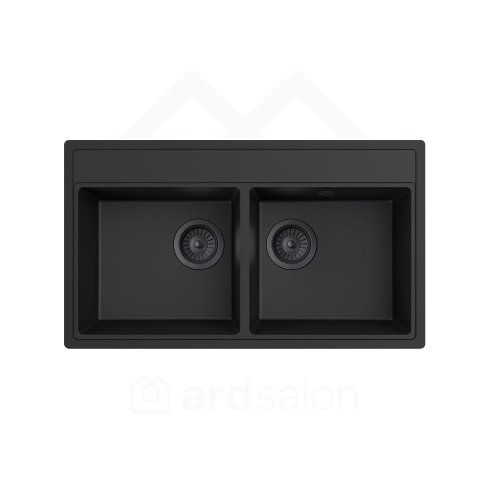 Milo Metro granitna sudopera 76x44 Lava stone sa sifonom dupla MET.L.2KBO Milo Metro granitna sudopera 76x44 Lava stone sa sifonom dupla MET.L.2KBO