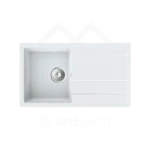 Milo Metro granitna sudopera 76x44 Magnesia white sa sifonom MET.M.1KDO