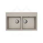 Milo Metro granitna sudopera 76x44 Pure sand sa sifonom dupla MET.P.2KBO