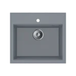 Milo Retto granitna sudopera 56x51 Diamond grey sa sifonom RET.D.1KBO