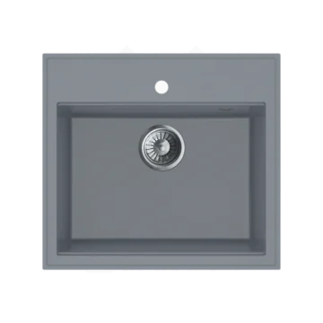 Milo Retto granitna sudopera 56x51 Diamond grey sa sifonom RET.D.1KBO