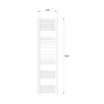 Warme Werra sušač 400x1600 beli WA-W-40160W
