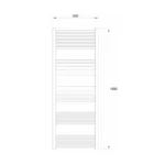 Warme Werra sušač 600x1600 beli WA-W-60160W